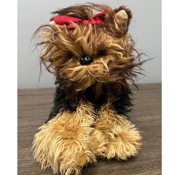 The Bearington Collection CHEWIE Yorkshire Terrier‎ 11" Stuffed Plush Dog - Picture 1 of 6